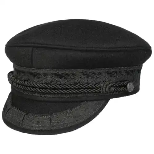 Prinz-Heinrich-Mütze Hammaburg Schwarz für Herren, Größe XL