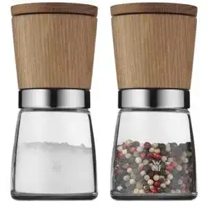 Pfeffermühle aus Holz WMF Ceramill Nature Salz- und Pfeffer Mühle Set
