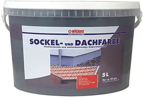 Sockel- und Dachfarbe matt Wilckens, 5 l, Anthrazit