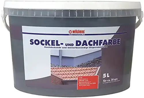 Sockel- und Dachfarbe matt Wilckens, 5 l, Anthrazit