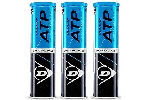 Dunlop Tennisbälle ATP – Offizielle 12er Packung für Training und Matches