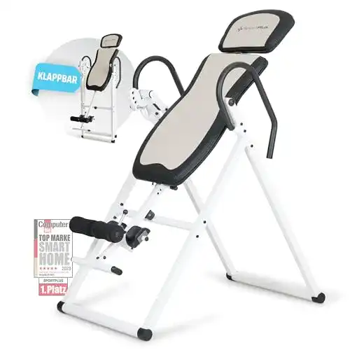 Inversionsbank SportPlus – Klappbarer Schwerkrafttrainer für Rückentraining