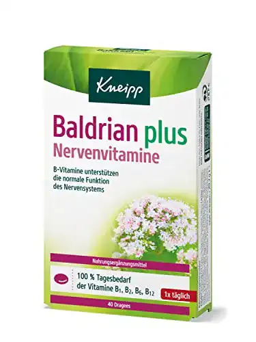 Baldrian-Dragees Kneipp mit B-Vitaminen für das Nervensystem, 2er Pack