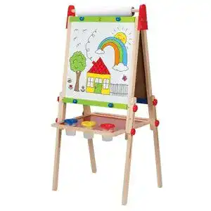 Staffelei für Kinder von Hape Holzspiel-Tafel für kreative Aktivitäten