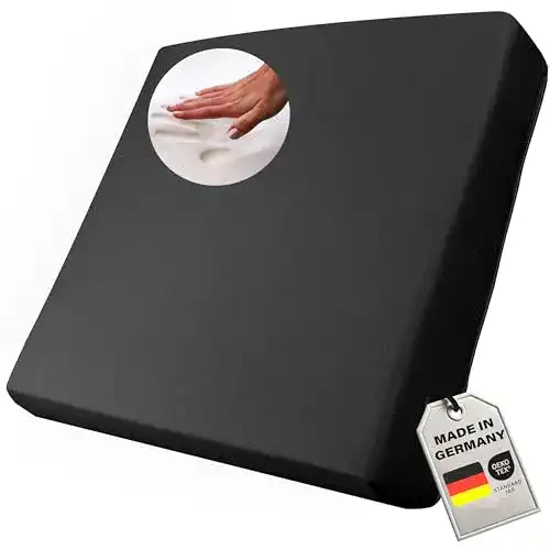 Rollstuhlkissen Supply24 Gel/Gelschaum mit abnehmbarem Bezug