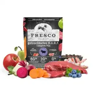 Fresco Dog Trockenbarf Complete Plus Lamm 1kg für Hunde