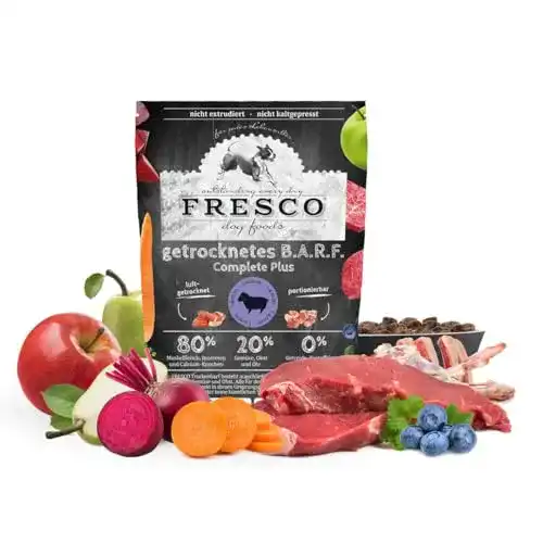 Fresco Dog Trockenbarf Complete Plus Lamm 1kg für Hunde