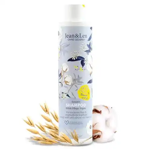 Jean & Len Shampoo Sensitiv mit Hafermilch für empfindliche Kopfhaut