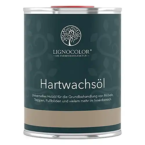 Hartwachsöl Lignocolor 1 L – Natur matt, farblos für Holzpflege