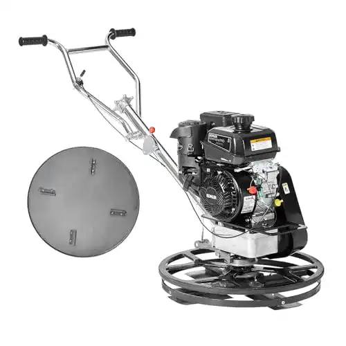 Vevor Flügelglätter 965 mm Betonglätter mit Glättpfanne und 6 PS Leistung