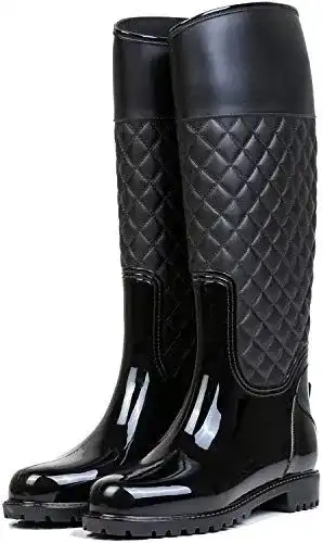 Winter Gummistiefel AONEGOLD Damen Langschaft wasserdicht
