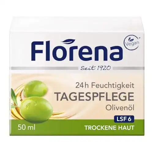 Florena Tagescreme mit Bio-Olivenöl, 50 ml