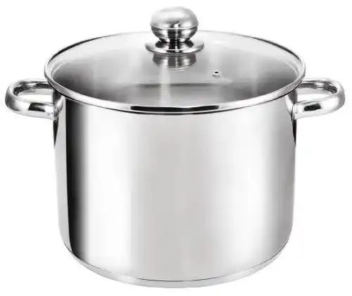 Kochtopf 10 Liter Induktion Grandis, Ø 26 cm, Höhe 19 cm aus Edelstahl