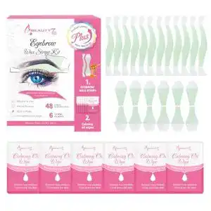 Kaltwachsstreifen für das Gesicht – 48 Streifen von Beauty7