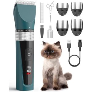 Schermaschine für Katzen Oneisall – Leise, 5 Geschwindigkeiten, Wasserdicht