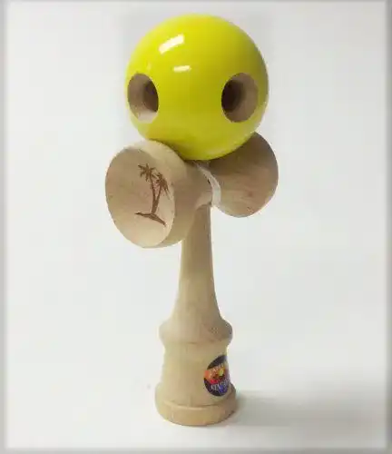 Kendama Bahama Quintama 5-Loch in Gelb