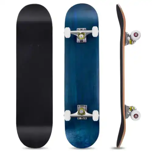 Skateboard Costway 80 x 20 cm für Anfänger – Kompletter Cruiser