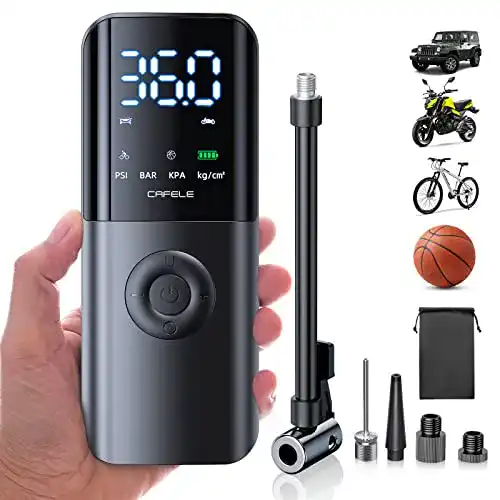 Elektrische Fahrradpumpe CAFELE Mini 0-150 PSI