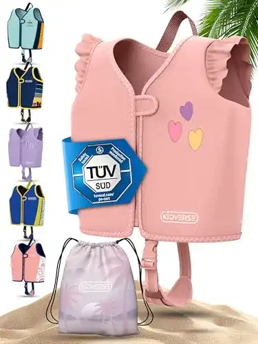 Schwimmlernweste Kidverse für Kinder von 3 bis 6 Jahren mit TÜV-Zertifikat