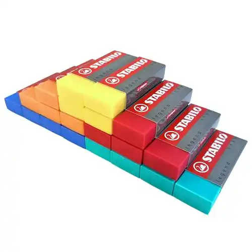 STABILO Radiergummi Legend, 20er Pack in verschiedenen Farben