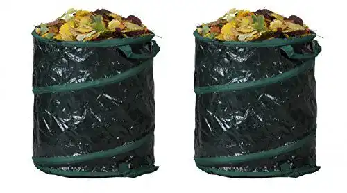 Gartenabfallsack Norjews Set mit 3 x 272L Volumen und stabiler Verarbeitung