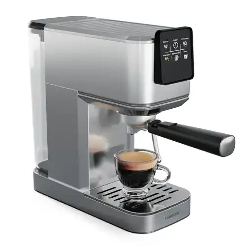 Klarstein SteelPresso Touch Slim Kaffeemaschine mit 20-Bar Druck