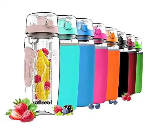 Trinkflasche mit Fruchteinsatz von Willceal