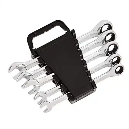 Maulschlüssel Amazon Basics Ratschenschlüssel-Set, metrisch