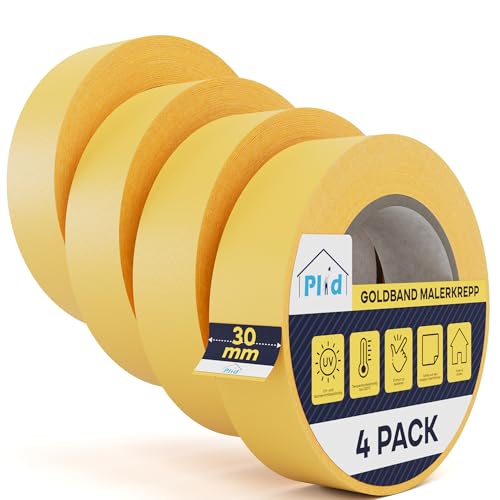 Malerkrepp plid Goldband – Wasserabweisendes Malerklebeband
