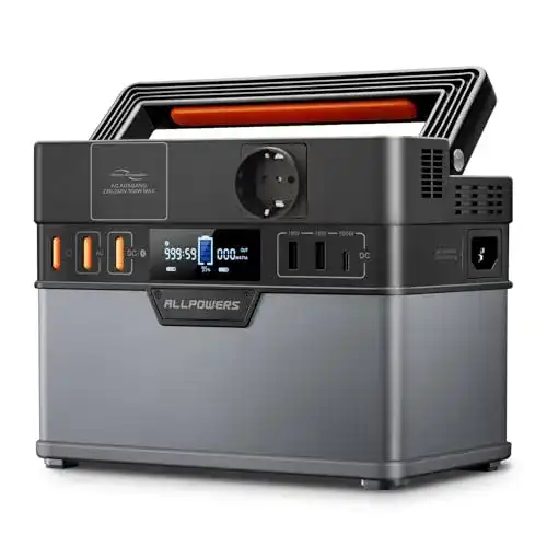 Powerstation Allpowers Tragbare 288Wh / 78000mAh Mobile Stromquelle
