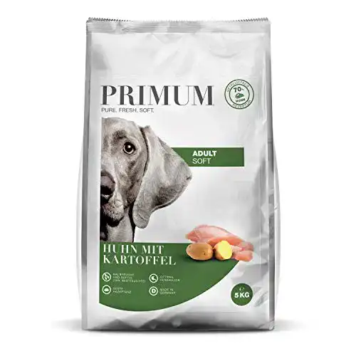 Hundefutter mit hohem Fleischanteil Primum Soft Huhn und Kartoffel