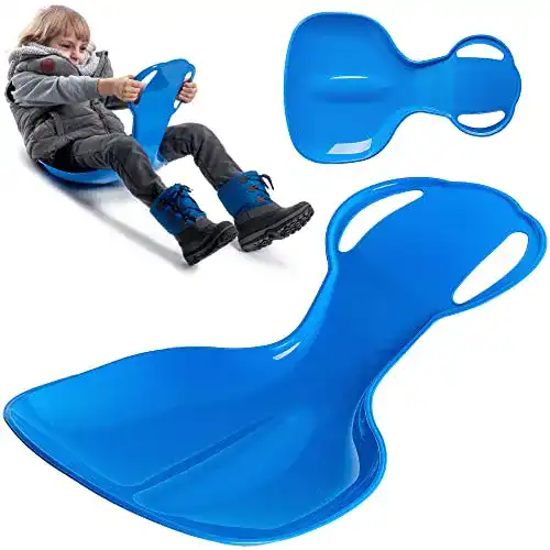 Poporutscher Kadax für Kinder aus Kunststoff Schneerutscher 59x39x17cm
