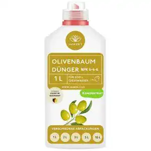 Olivenbaum Dünger Jasker’s flüssig 1 L – Spezialdünger für Olivenbäume