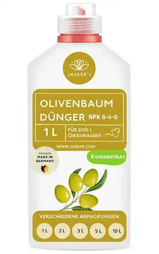 Olivenbaum Dünger Jasker’s flüssig 1 L – Spezialdünger für Olivenbäume