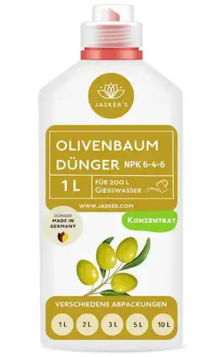 Olivenbaum Dünger Jasker’s flüssig 1 L – Spezialdünger für Olivenbäume