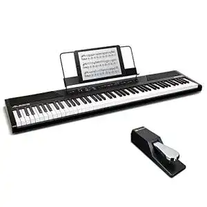 Alesis Recital Digitalpiano mit 88 halbgewichteten Tasten