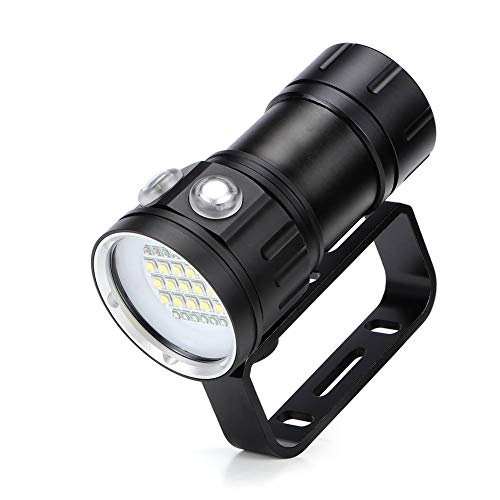 Akozon Tauchlampe Unterwasser Taschenlampe für Taucher