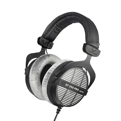 Beyerdynamic DT 990 PRO Kopfhörer mit einseitigem Kabel für Studioanwendungen