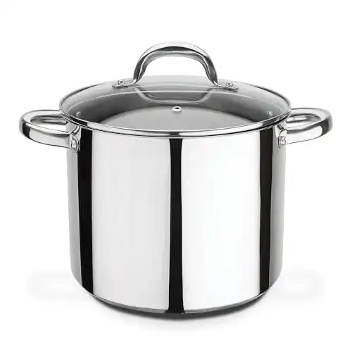 Kochtopf 10 Liter Gsw 990264 Montreal Gemüse-Kochtopf aus Edelstahl