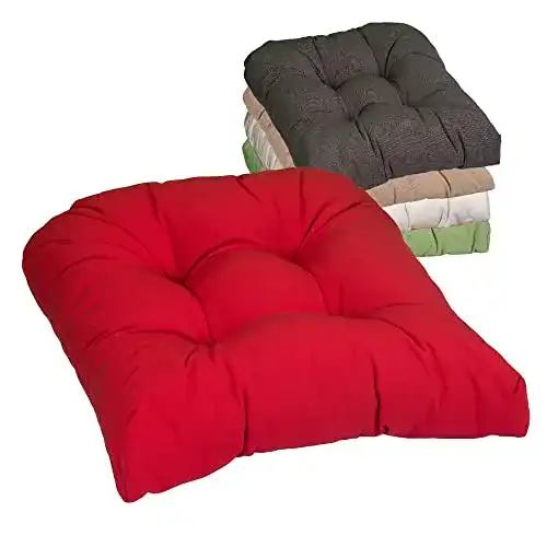 Sitzkissen Beo für Stühle 40×40 Halbrund mit 10cm Dicke, Made in EU