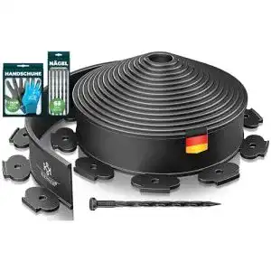Kesser Flexible Kunststoff Rasenkante 10 Meter für den Garten
