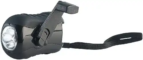 Dynamo Taschenlampe Lunartec Outdoor mit 3 LEDs und 9 Lumen