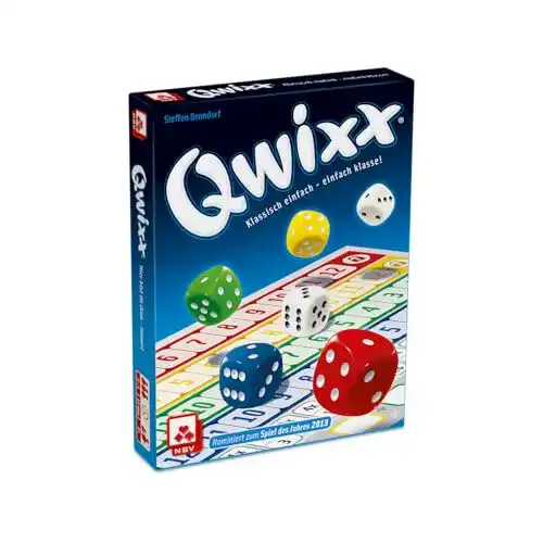 Würfelspiel Qwixx von NSV – Taktisches Spiel für 2-5 Spieler