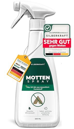 Mottenspray Silberkraft 500 ml für Kleider- und Lebensmittelmotten