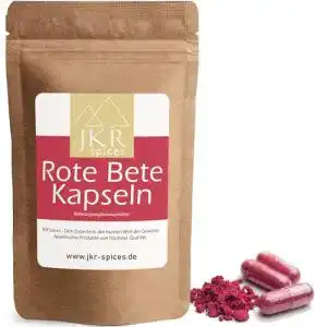 Rote Beete Kapseln Jkr Spices 180 Stück – Vegane Nahrungsergänzung