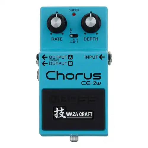BOSS CE-2W Chorus Effektpedal für E-Gitarre und E-Bass
