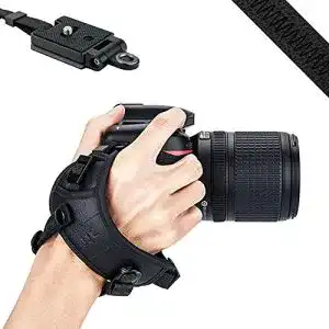 JJC Kamera-Handschlaufe für DSLR Kameras von Canon und Nikon