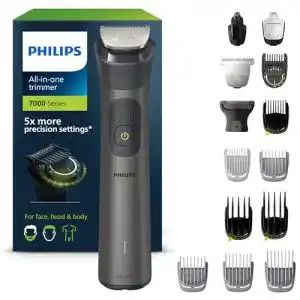 Philips Multigroom Series 7000 – All-in-One-Trimmer mit 15 Aufsätzen
