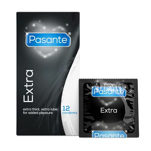 Pasante Extra Safe Kondome – Extra feuchte Analkondome, 12 Stück