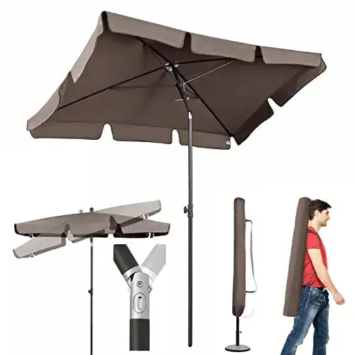 Sonnenschirm Sekey 200 x 125 cm für Balkon und Terrasse